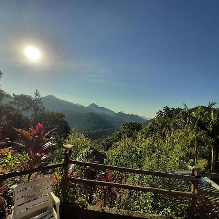 Villa Chalé Pakere Belavista - mirante deslumbrante para vale e montanhas, wi-fi, sauna e piscina à Lumiar Extérieur photo