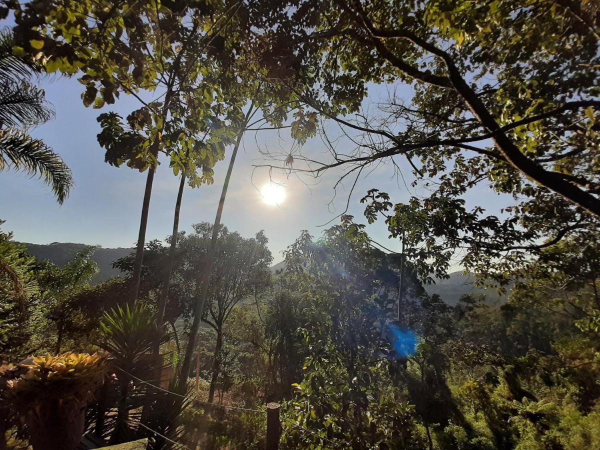 Villa Chalé Pakere Belavista - mirante deslumbrante para vale e montanhas, wi-fi, sauna e piscina à Lumiar Extérieur photo