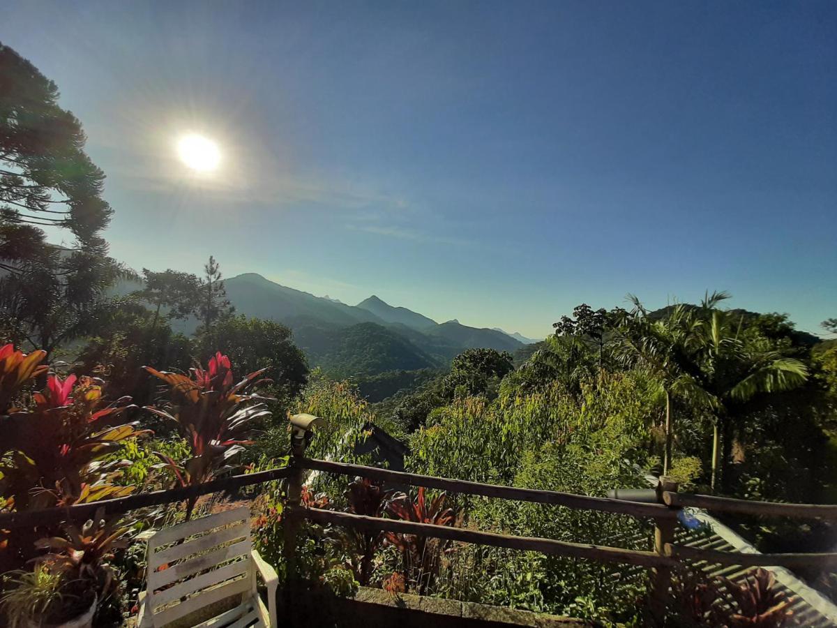 Villa Chalé Pakere Belavista - mirante deslumbrante para vale e montanhas, wi-fi, sauna e piscina à Lumiar Extérieur photo