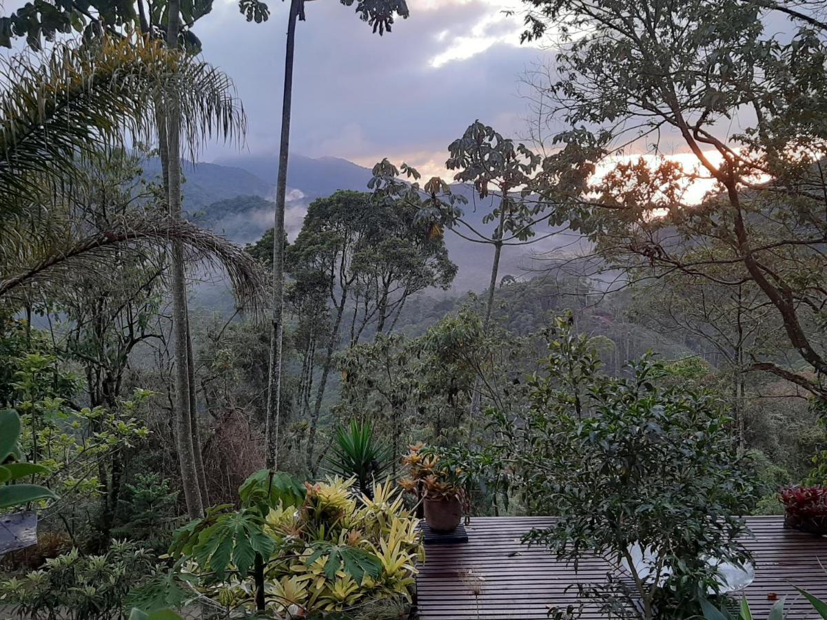 Villa Chalé Pakere Belavista - mirante deslumbrante para vale e montanhas, wi-fi, sauna e piscina à Lumiar Extérieur photo